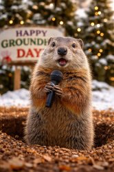 Groundhog Day Meme Template