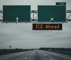 ICE Ahead Meme Template