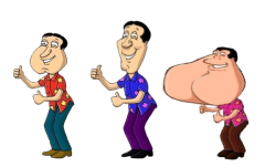 Glenn Quagmire, Ben Marsh And Kenn Bayou Meme Template