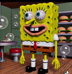 SpongeBob On that Gud Kush Meme Template