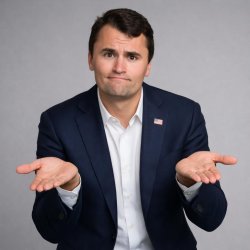 charlie kirk doing the kahbi lame emote Meme Template
