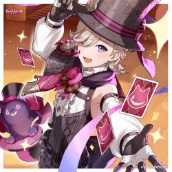 Lyney Birthday Art Meme Template