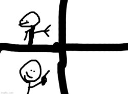 Drake hotline bling but I drew it Meme Template