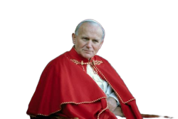 Pope John Paul the 2nd was named in the epstein files Meme Template