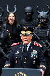 General Donald Trump - Glorious Leader Satan evil Meme Template