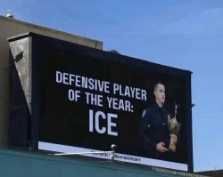 ICE SUPER BOWL BILLBOARD Meme Template