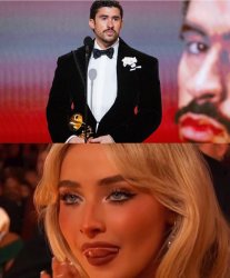 Carpenter Bad Bunny Thirst Meme Template