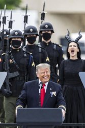 Glorious Leader Trump MAGA Satan evil Devil Lucifer Republican Meme Template