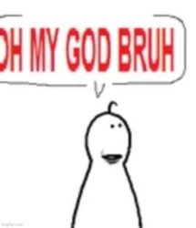 OH MY GOD BRUH Meme Template