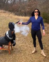 Valentina Gomez shoots Meme Template