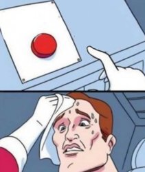 One Button Meme Template