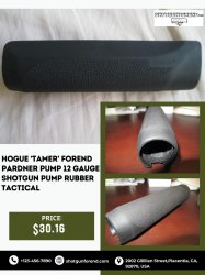 Hogue ‘TAMER’ Forend Pardner Pump 12 Gauge Shotgun Pump Rubber T Meme Template