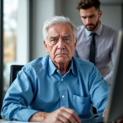 Annoyed at the Office Meme Template