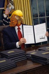 Trump Golden Pheasant Meme Template