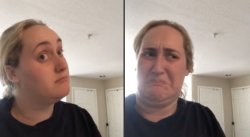 Interested then disgusted girl Meme Template