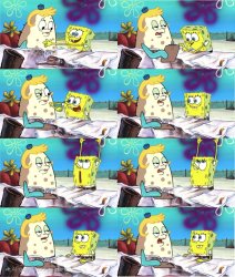 You needed 600, You got 6 Spongebob Meme Template
