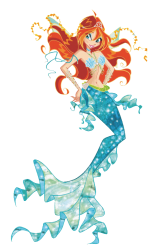 Winx club - Bloom Mearmaid Meme Template