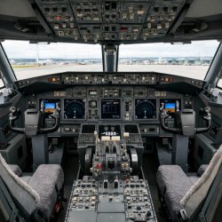 empty plane cockpit Meme Template