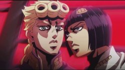 Giorno stared Meme Template
