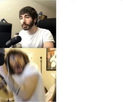 Moist Critikal Calm Then Scared Meme Template