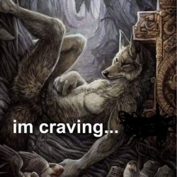 Wolf Craving Meme Template