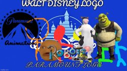 Walt Disney Logo Paramount Logo Meme Template