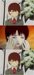 calm panic calm [lain version] Meme Template