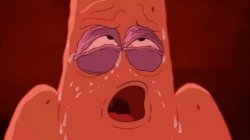 Patrick sweats Meme Template