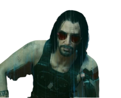 Johnny Silverhand Meme Template