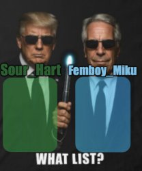 sour hart/ femboy miku temp Meme Template