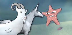Charlie Unicorn - StarFish Meme Template