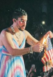 Anti-American Bad Bunny Meme Template