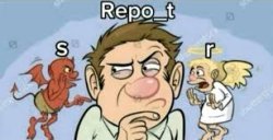 repost vs report Meme Template