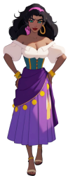 PNG Esmeralda - El Jorobado de Notre Dame Disney Meme Template