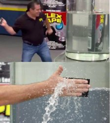 Flex Tape Broken after Meme Template