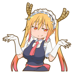 Smug Tohru Meme Template