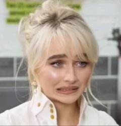 Sabrina Carpenter Cringe Meme Template