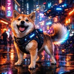 Me When Im happy A Dog Wagging Its Tail Meme Template