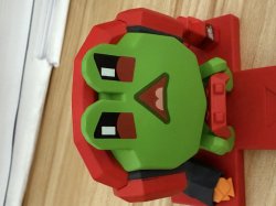 Locked in frog Meme Template