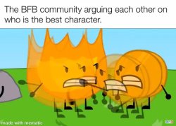 bfdi fiery and coiny Meme Template