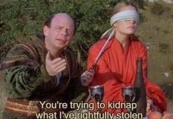 You're trying to kidnap what I've rightfully stolen Meme Template