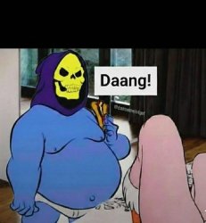 Skeletor at the end of the bed Meme Template