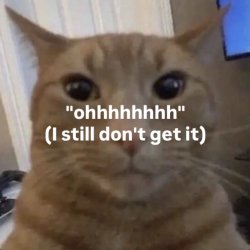 "ohhhhhhhh" (I still don't get it) Meme Template