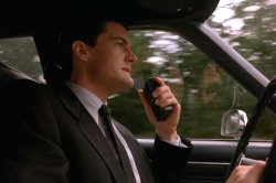 Agent Cooper in Car Meme Template
