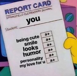 report card Meme Template