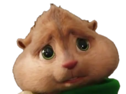 Sad chipmunk face Meme Template