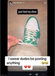 dudes js be posting anything Meme Template