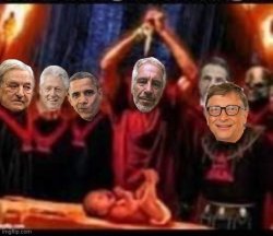 Epstein Island Human Sacrifice Meme Template