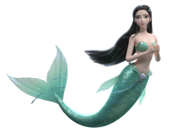 Mermaid Blanca Meme Template