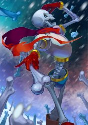 Papyrus Holding Bone Meme Template